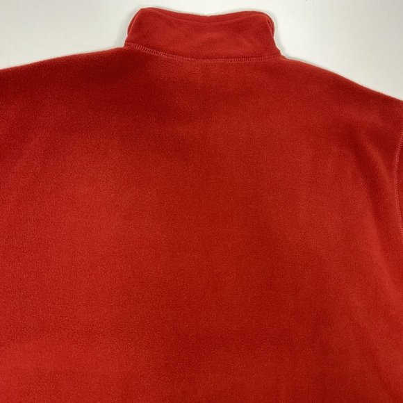 Vintage 90s Oxide Sportswear Men Red Fleece 1/4 Zip Sweatshirt Size XL Mock Neck - Picture 7 of 8